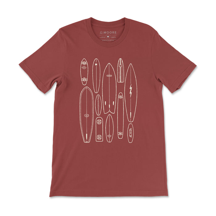 Boards Tee-Rust