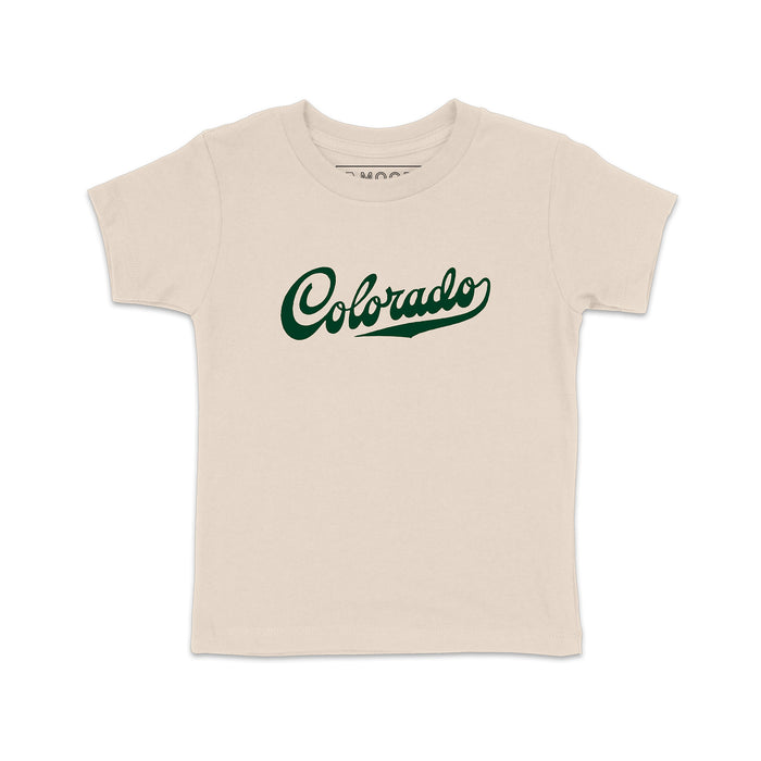 Kids Colorado Athletic Tee-Dust