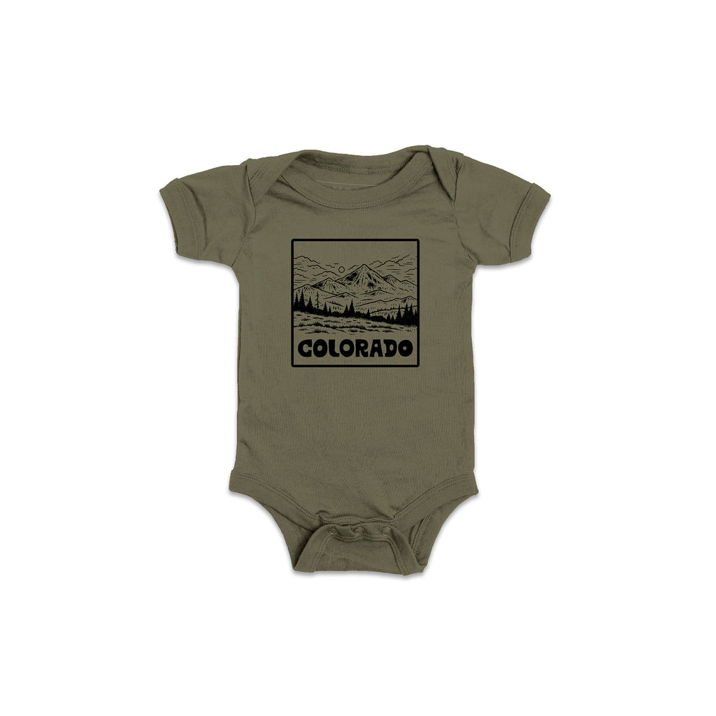 Kids Colorado Alpine Tee-Olive