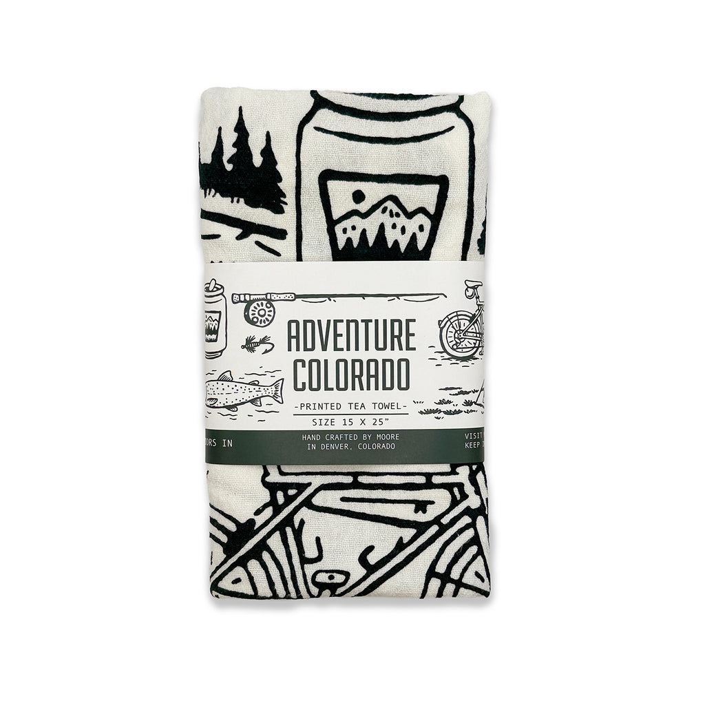 Adventure Colorado Tea Towel