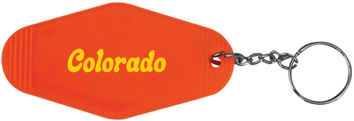 Colorado Keychain-Orange