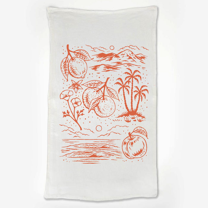 Citrus Tea Towel