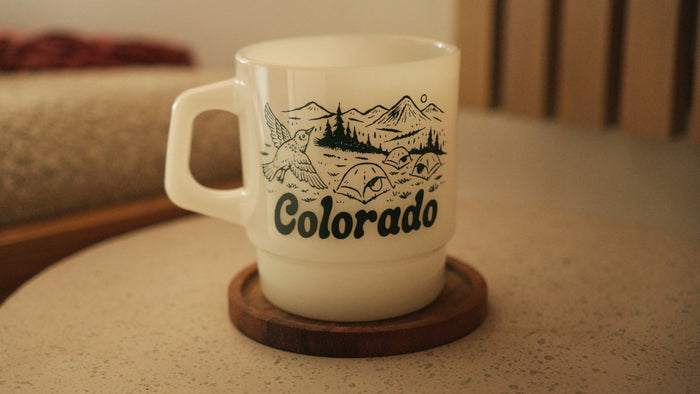LIMITED EDITION Colorado Milk Glass