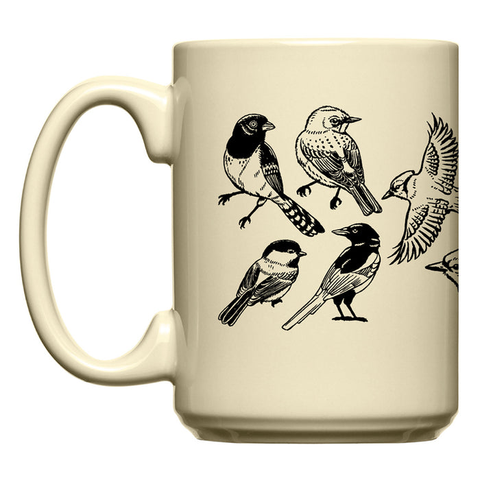 Birds Diner Mug-Cream