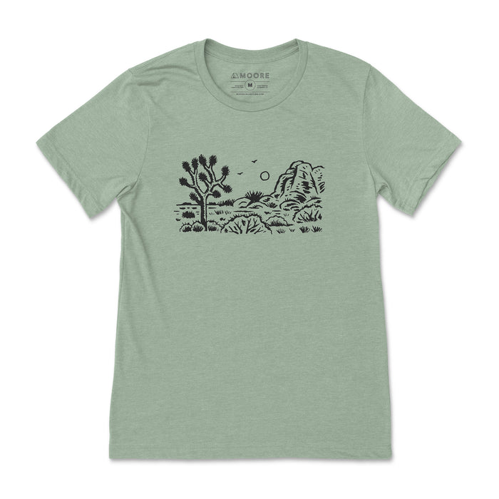 Scenic Joshua Tree Tee-Heather Sage
