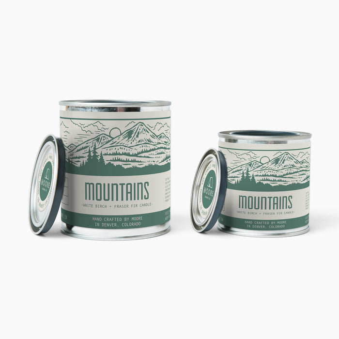 Mountains Candle