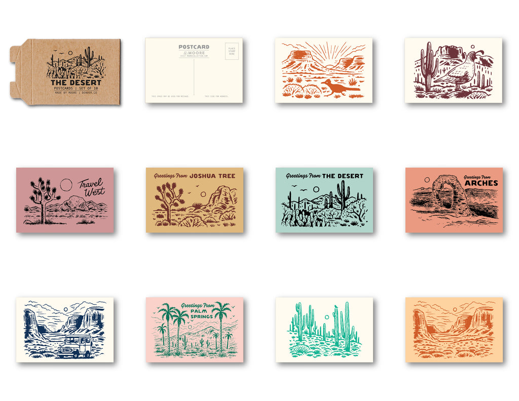 The Desert Postcard Set (10-Pack)