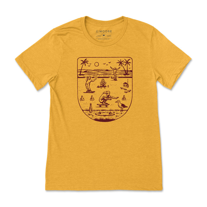 Skaters Tee-Mustard