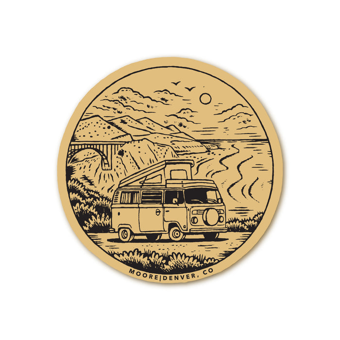 Big Sur Bus Sticker