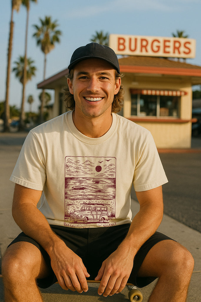 Woody Tee-Vintage Ivory