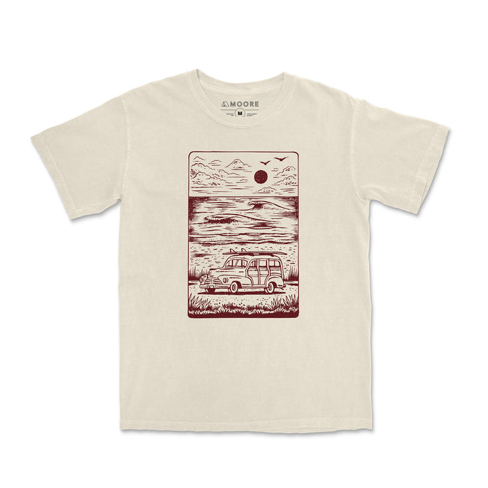 Woody Tee-Vintage Ivory