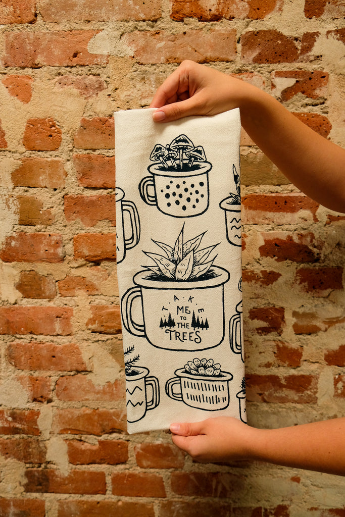 Planter Tea Towel