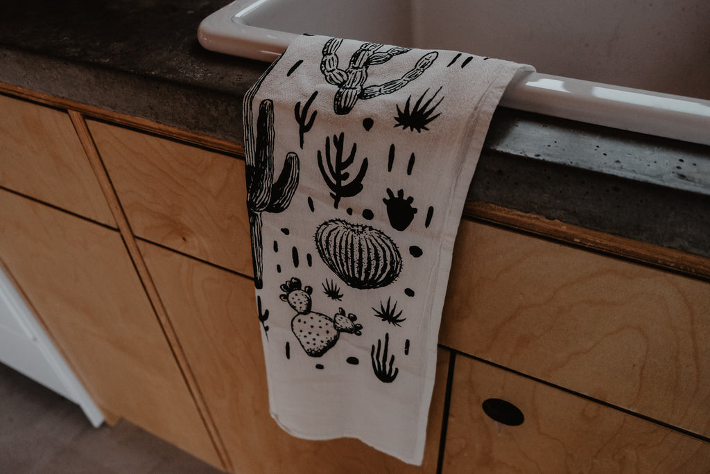 Cactus Tea Towel