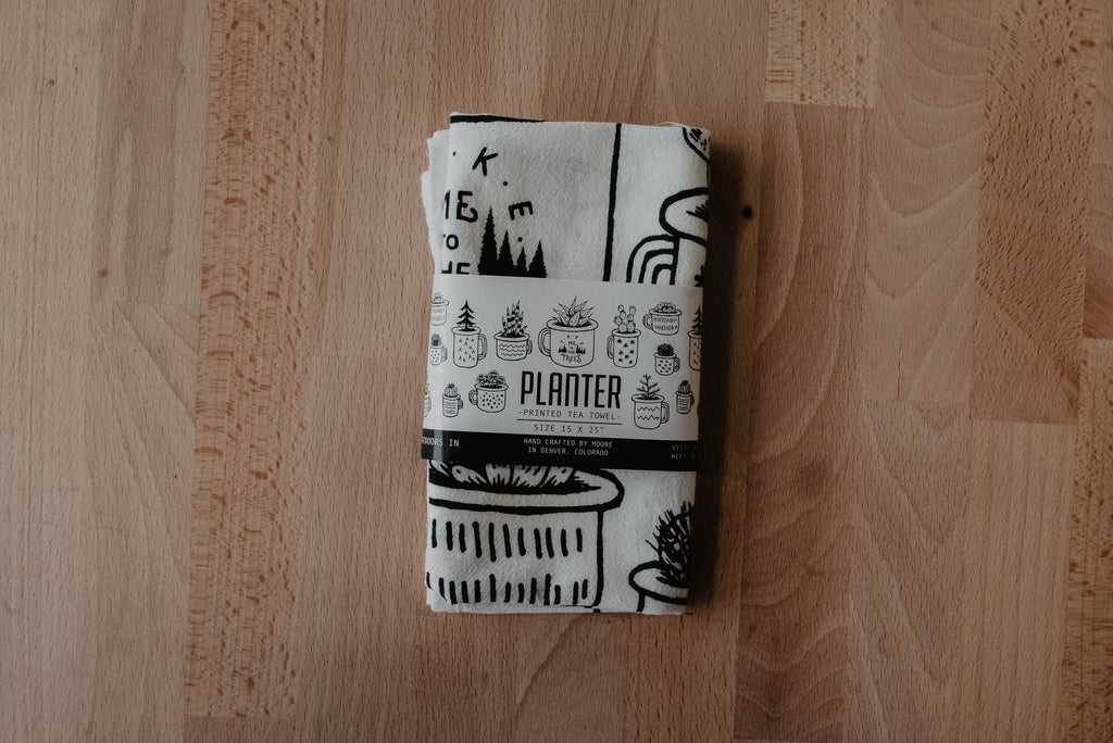 Planter Tea Towel