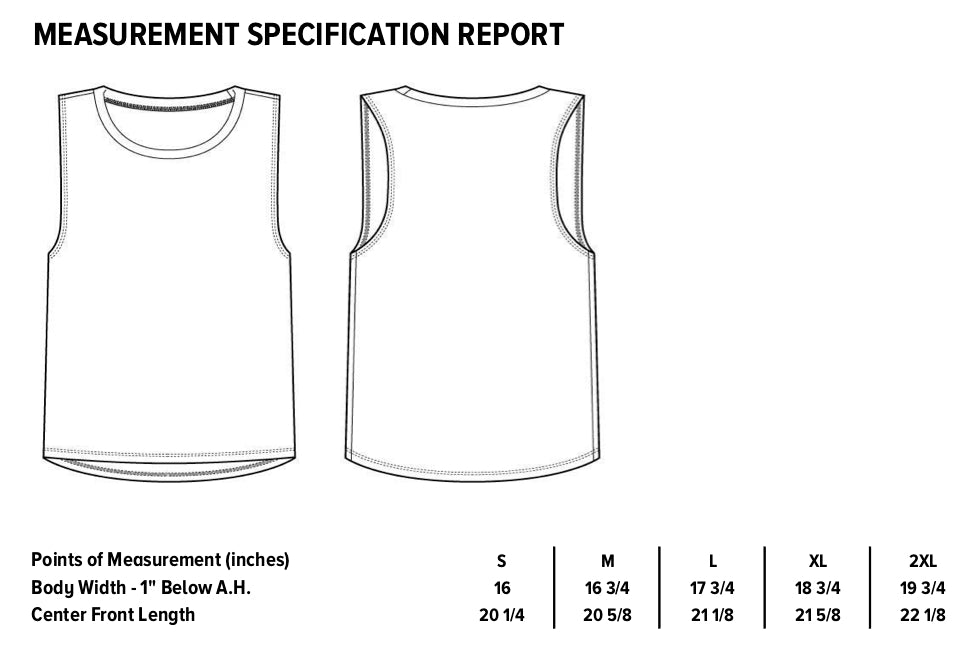 Ladies Mountain Range Muscle Tank-Black