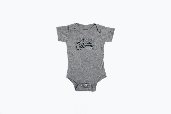 Infant Colorado Onesie-Gray