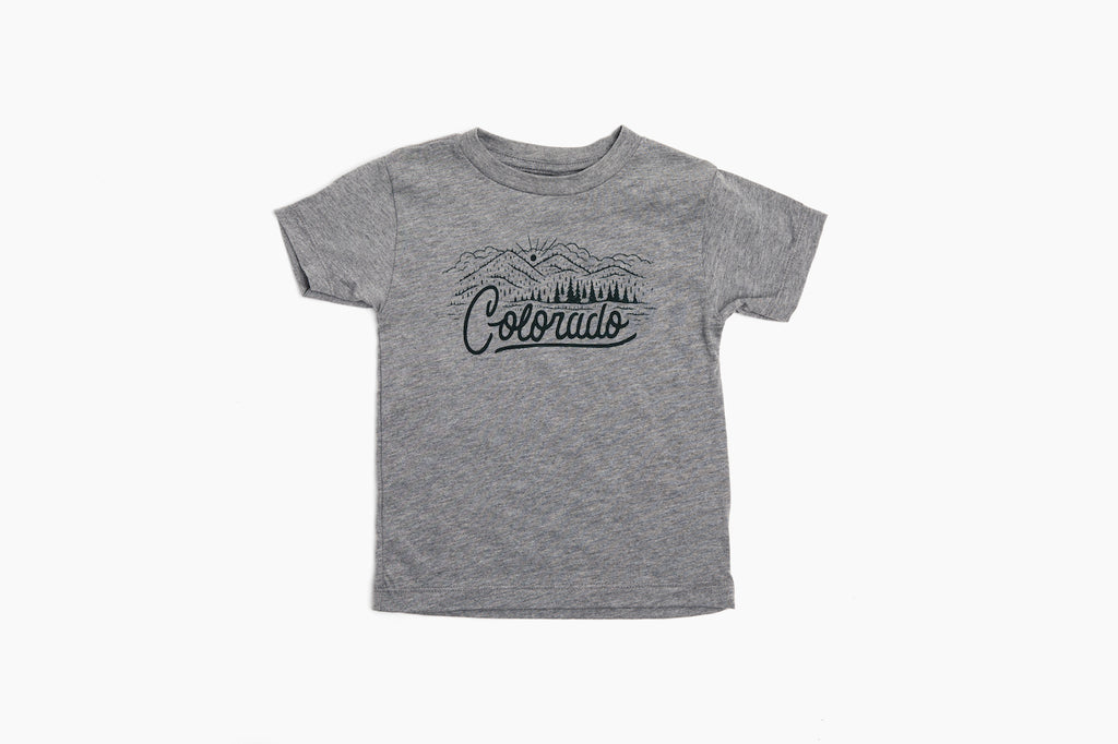Kids Colorado Tee-Gray Triblend