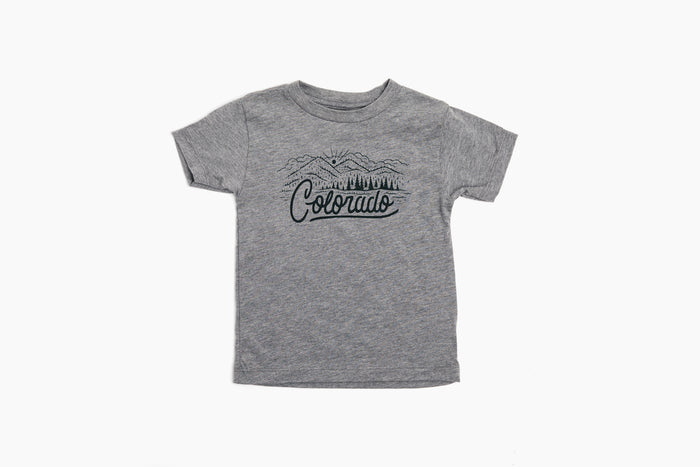 Kids Colorado Tee-Gray Triblend